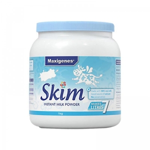 【金义仓】24年3月澳洲美可卓Maxigenes成人脱脂奶粉1kg  蓝妹子